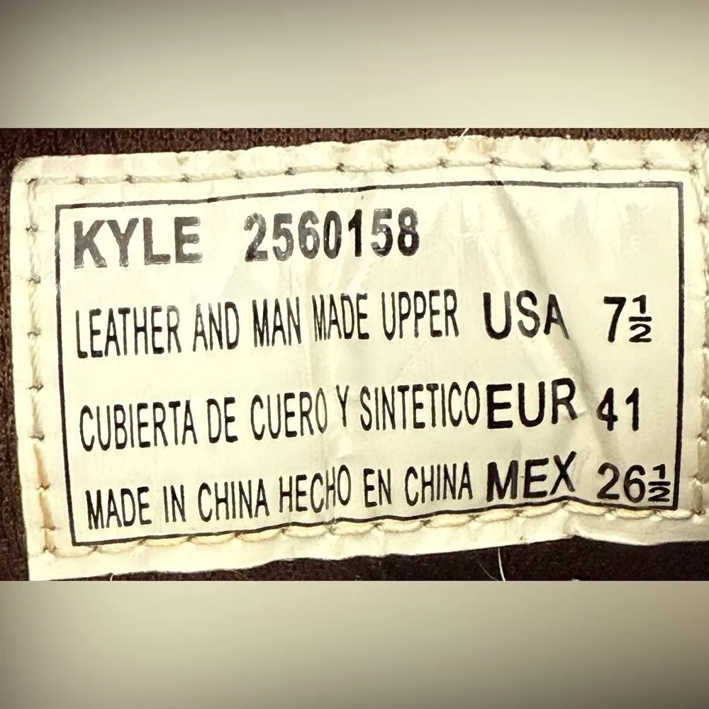 Brahma 2560158 Kyle II Classic Brown Leather Lace-Up work Boots Shoes Men's 7.5 - Picture 14 of 16